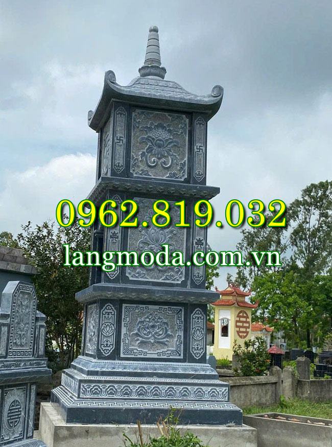 Mẫu tháp đựng hũ tro cốt tại Bình Định