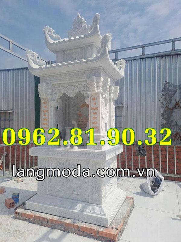 Mẫu Am Đựng Hũ Tro Cốt Miếu Thờ Cốt tại Bạc Liêu - Mẫu nhà đựng hũ tro cốt tại Bạc Liêu 