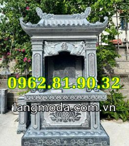 Xây am thờ đá miếu thờ đá để hũ tro cốt tại Bình Thuận - Xây nhà để tro cốt bằng đá tại Bình Thuận