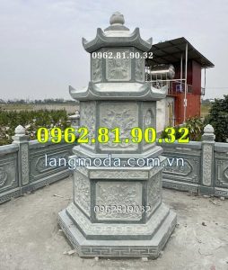 DN43 Mẫu tháp thờ hũ tro cốt bán tại Đà Nẵng - Tháp đá thờ hũ tro cốt đẹp bán tại Đà Nẵng