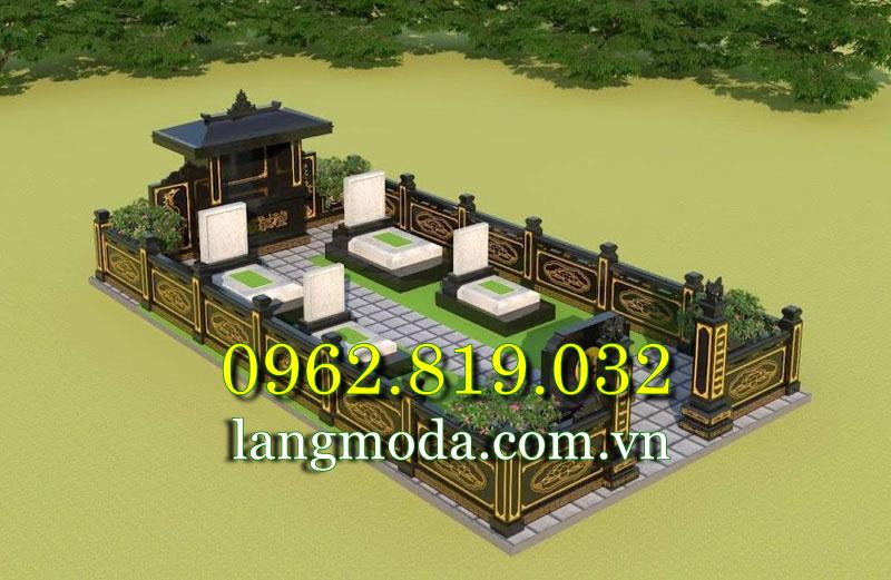 Bố cục mẫu lăng mộ gia đình đẹp được ưa chuộng nhất hiện nay