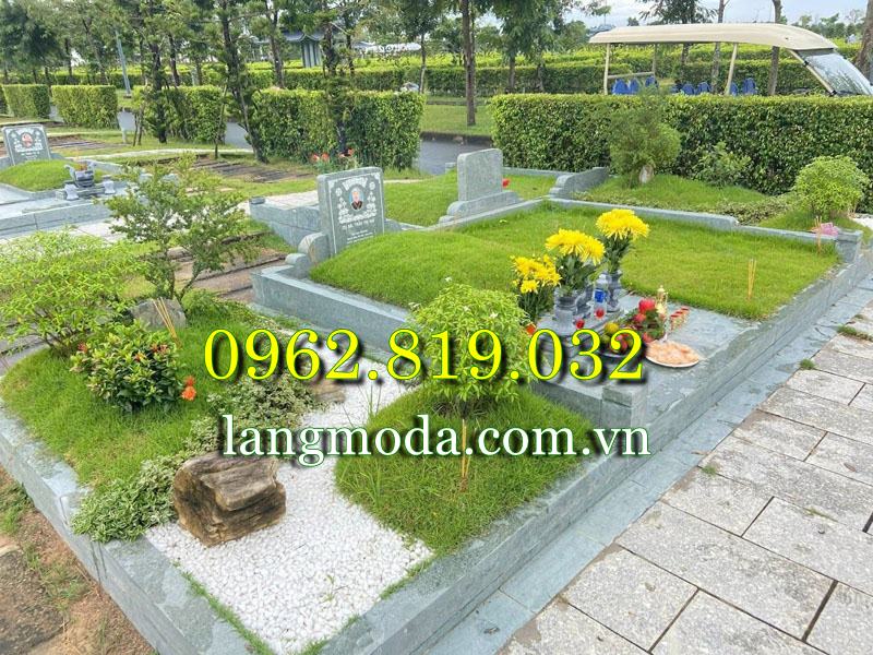 khu lăng mộ gia đình đẹp theo quy hoạch hiện đại