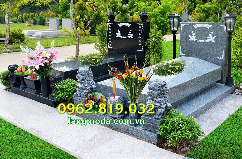 Mẫu lăng mộ gia đình đẹp cho diện tích nhỏ gọn gàng