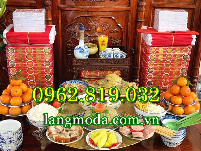 Mâm cơm cúng ngày tết cần chuẩn bị những gì