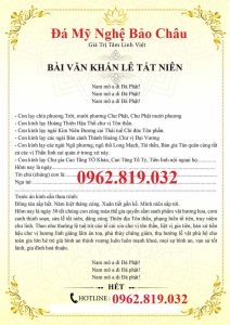 Văn khấn tất niên cuối năm - bài Văn khấn cúng tất niên cuối năm