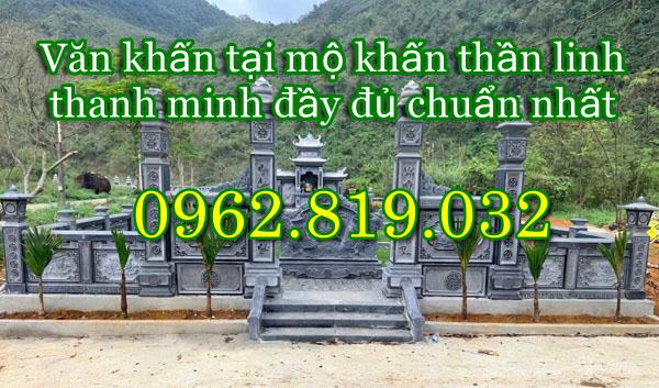 văn khấn thần linh ngoài mộ ngày thanh minh