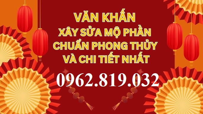 Bài văn khấn xây sửa mộ phần chuẩn nhất hiện nay