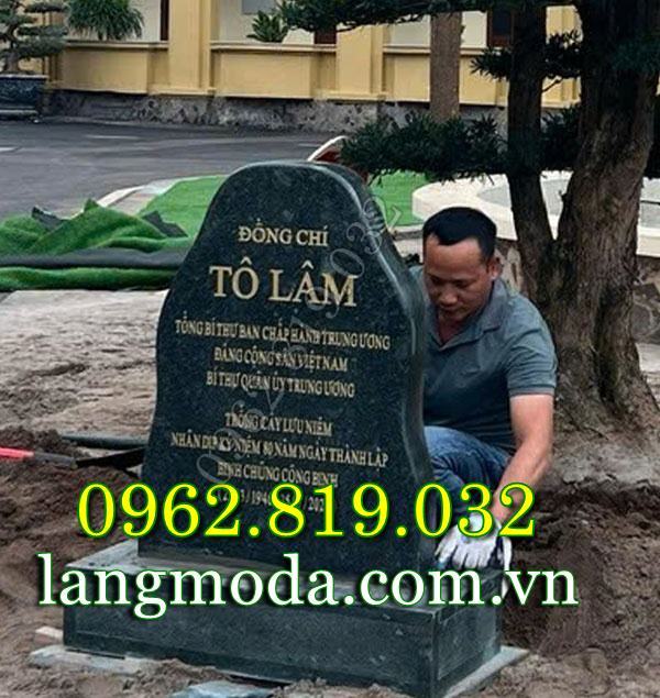 Bia đá công đức trồng cây là gì và ý nghĩa ghi nhận đóng góp trồng cây xanh