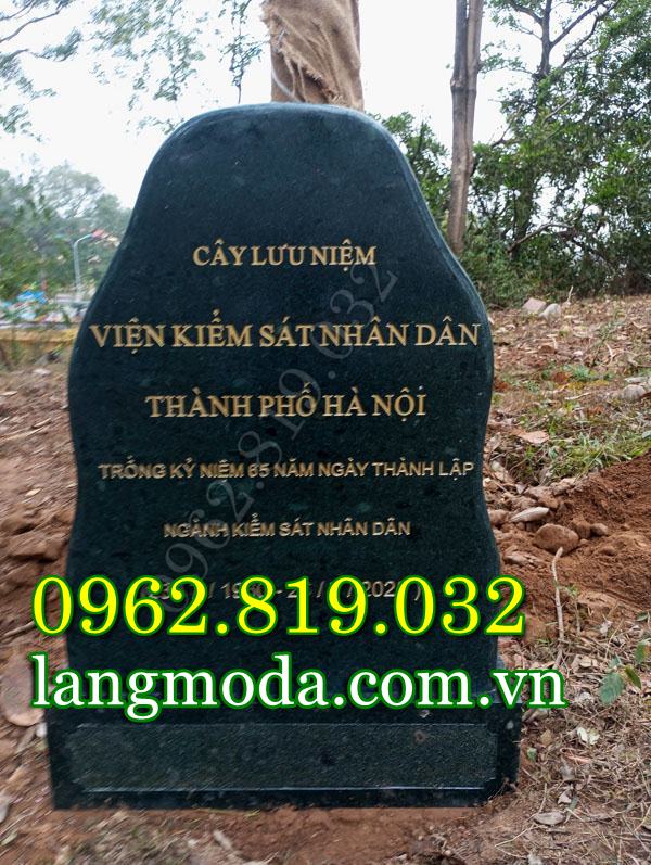 Bố cục nội dung trên bia đá trồng cây đẹp