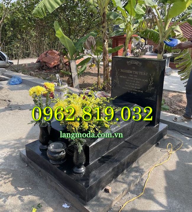 Kiểu mộ đơn giản thi công tại Bắc Ninh