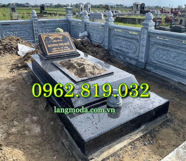 Mộ đẹp đơn giản có thiết kế cân đối và hài hòa