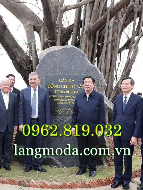 Phong trào trồng cây xanh có bia đá công đức ghi nhận cá nhân và tổ chức