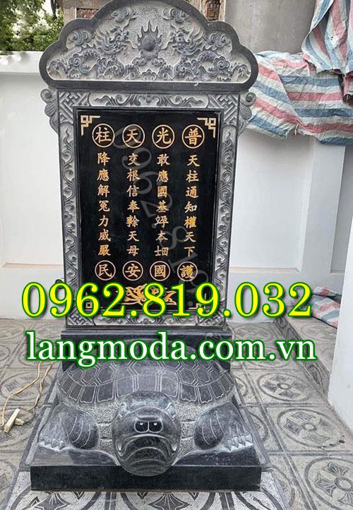 Bia đá công đức bằng đá tự nhiên