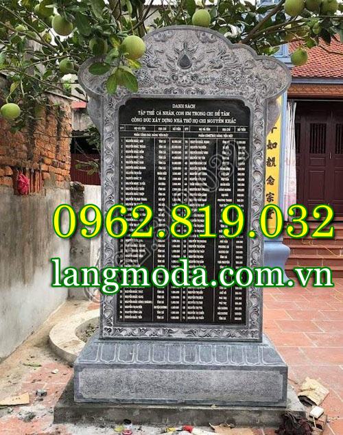 Các mẫu bia đá tự nhiên đẹp dùng trong công trình tâm linh và văn hóa