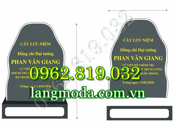 Kích thước bia đá ghi danh