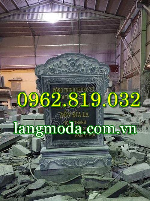 Bia công đức tại khu di tích và công trình văn hóa
