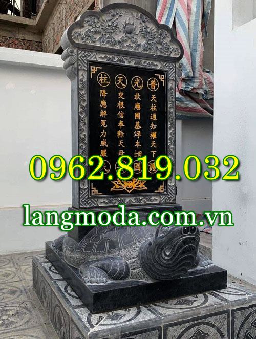 Mẫu rùa cõng bia đá đẹp