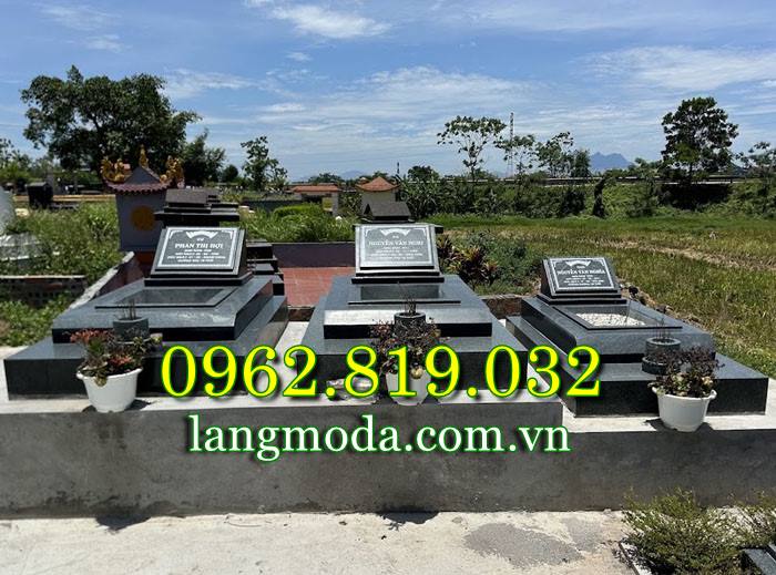 Mẫu mộ để tro cốt đơn giản với đường nét gọn gàng, ít hoa văn