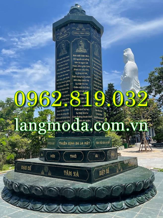 Mẫu tháp tổ bằng đá xanh rêu
