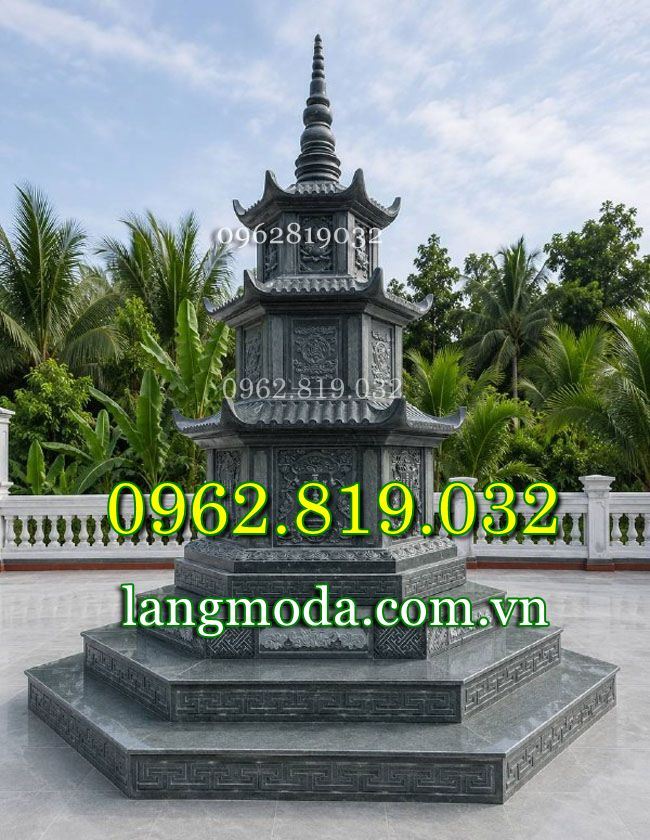 Giá mộ tháp đá để tro cốt - Báo giá tháp đá thờ cốt