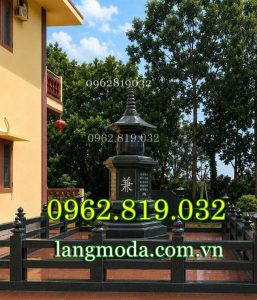 Giá mộ tháp đá phật giáo - giá tháp chùa thờ cốt