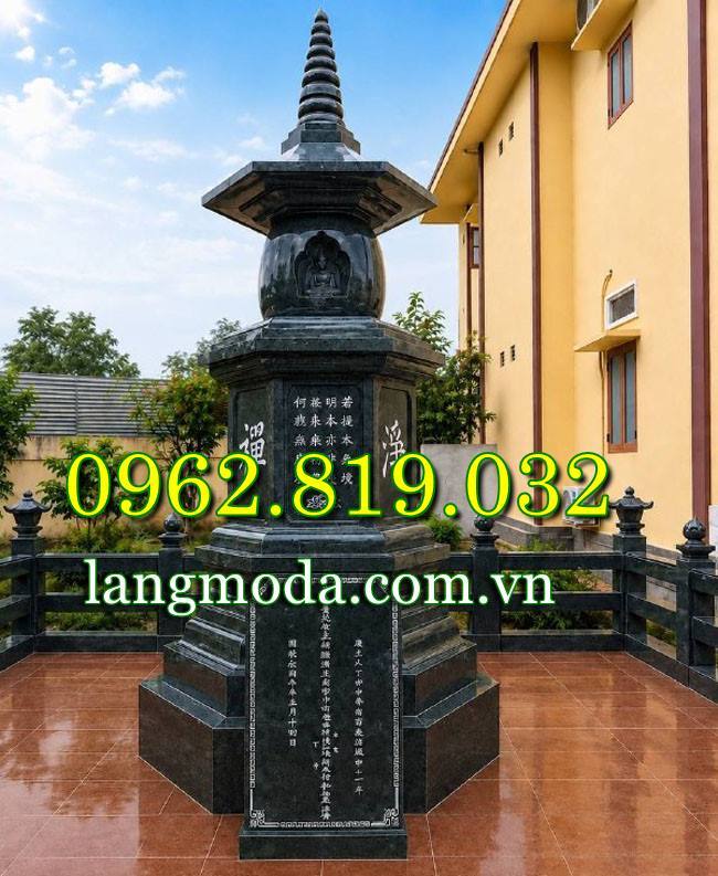 Mẫu mộ tháp tổ sư trụ trì chùa