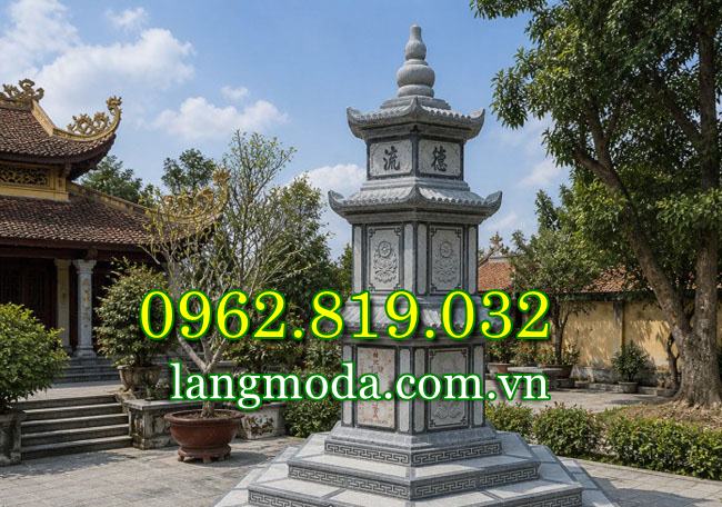 Mẫu tháp chùa đựng tro cốt