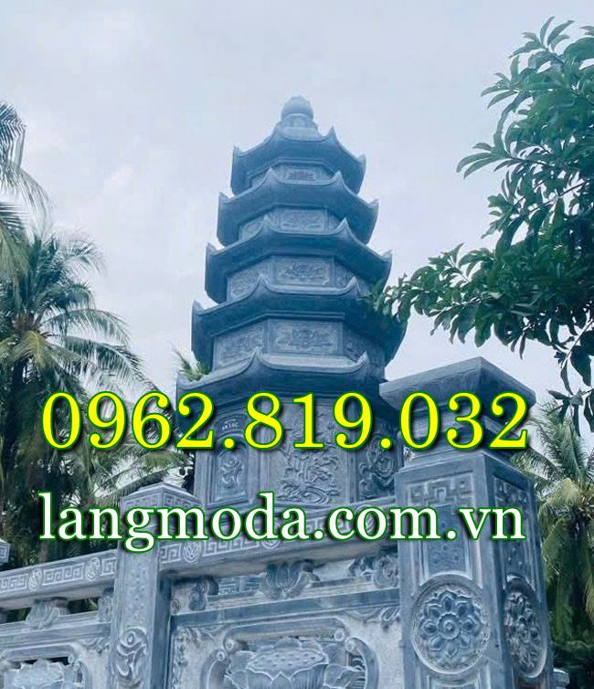 Mẫu tháp mộ tổ tại Chùa