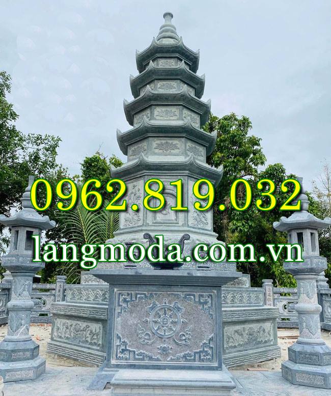 Mẫu tháp tổ sư đẹp tại Chùa
